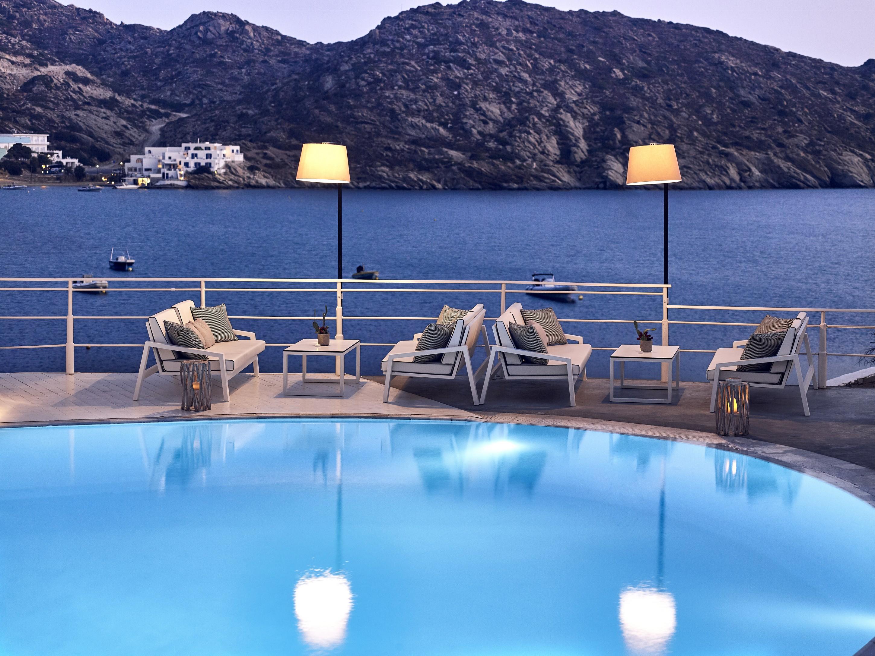 Ios Palace Hotel & Spa Милопотас Экстерьер фото